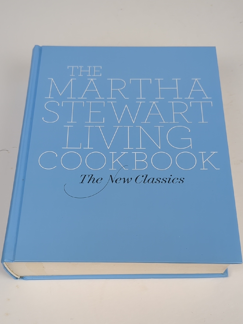 The MARTHA STEWART Living New Classics Cookbook Blue Hardcover